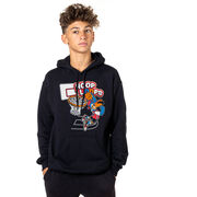 Basketball Hooded Sweatshirt - Hoop Loops