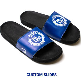 Custom Team Airslide Slide Sandals - Tennis