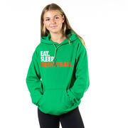 Basketball Hooded Sweatshirt - Eat. Sleep. Basketball.