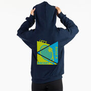 Tennis Hooded Sweatshirt - Let's Raise A Racket (Back Design)