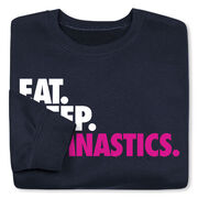 Gymnastics Crewneck Sweatshirt - Eat Sleep Gymnastics