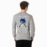 Hockey Tshirt Long Sleeve - Chill to the Bone (Back Design)