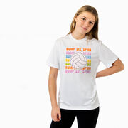 Volleyball Short Sleeve Performance Tee - Bump, Set, Spike