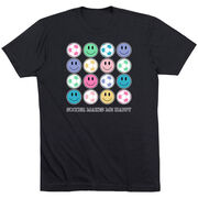 Soccer Short Sleeve T-Shirt - Soccer Makes Me Happy