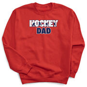Hockey Crewneck Sweatshirt - Hockey Dad Life