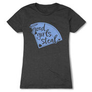 Softball Women's Everyday Tee - Good Girls Steal