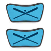 Baseball Repwell&reg; Sandal Straps - Crossed Bats with Ball