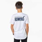 Crew Short Sleeve T-Shirt - I'd Rather Be Rowing (Back Design)