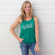 Pickleball Flowy Racerback Tank Top - Kind Of A Big Dill