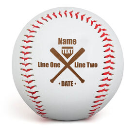 Engraved Baseball - Milestone Baseball