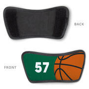 Basketball Repwell&reg; Slide Sandals - Ball and Number Reflected