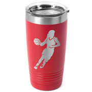 Basketball 20 oz. Double Insulated Tumbler - Girl Player