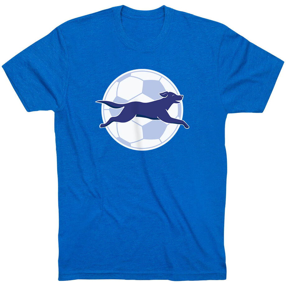Soccer Short Sleeve T-Shirt - Kicks The Soccer Dog