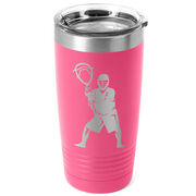 Guys Lacrosse 20 oz. Double Insulated Tumbler - Goalie Silhouette