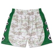 Soccer Beckett&trade; Shorts - Green Digital Camo