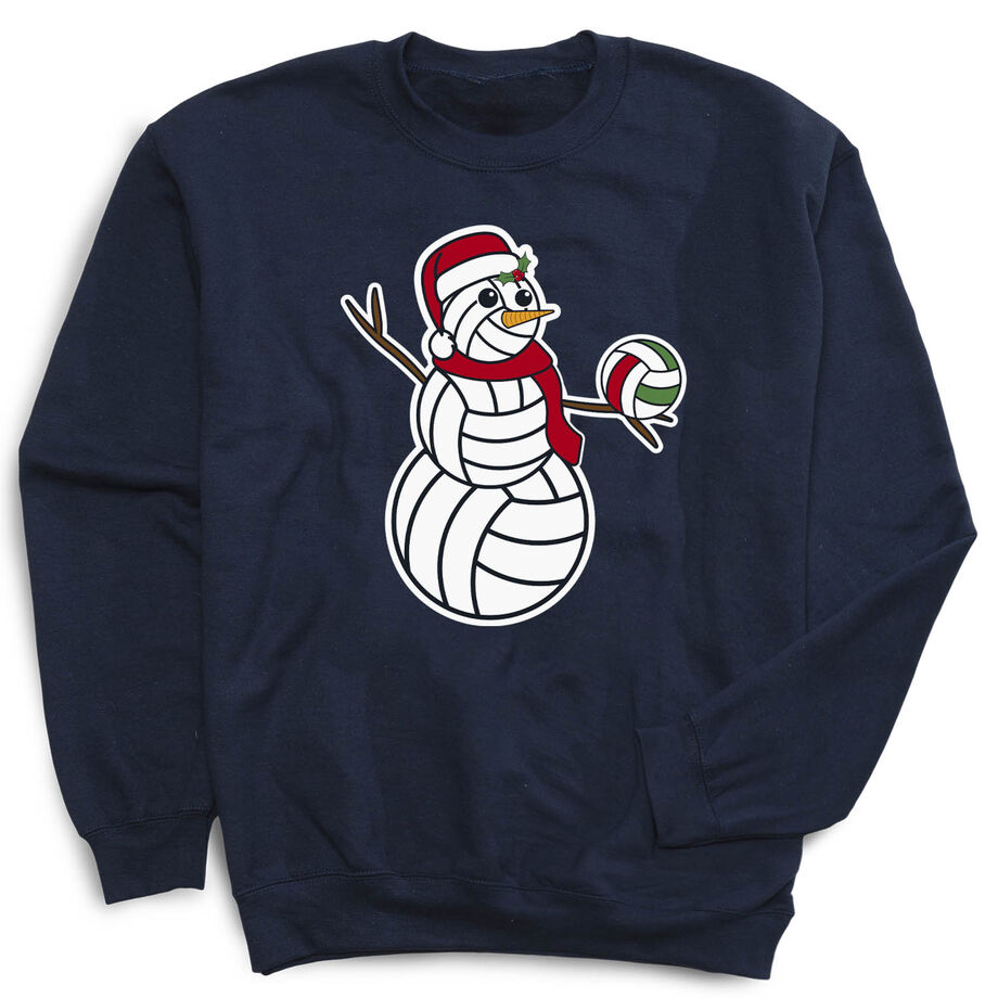 Volleyball Crewneck Sweatshirt - Serving Holiday Cheer
