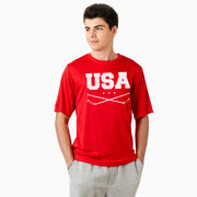 Hockey Short Sleeve Performance Tee - USA Hockey