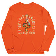 Guys Lacrosse Long Sleeve Performance Tee - Lone Star Lacrosse