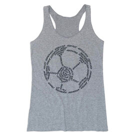 Soccer Women's Everyday Tank Top - Soccer Words