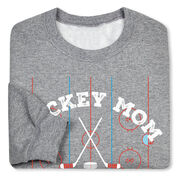Hockey Crewneck Sweatshirt - Loud and Proud Hockey Mom