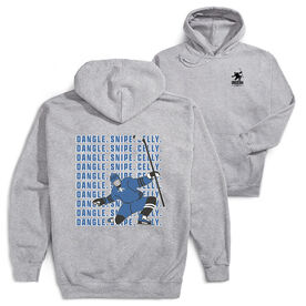 Hockey Hooded Sweatshirt - Dangle Snipe Celly Player (Logo Collection)