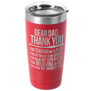 Baseball 20 oz. Double Insulated Tumbler - Dear Dad