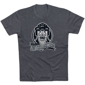 Hockey Short Sleeve T-Shirt - North Pole Nutcrackers [Adult XXX-Large/Charcoal] - SS