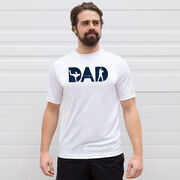 Baseball Short Sleeve Performance Tee - Baseball Dad Silhouette