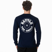 Wrestling Tshirt Long Sleeve - Battle In Circle (Back Design)