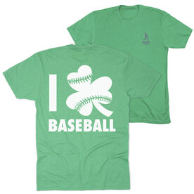 Baseball Short Sleeve T-Shirt - I Shamrock Baseball (Back Design)