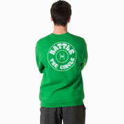 Wrestling Crewneck Sweatshirt - Battle In Circle (Back Design)