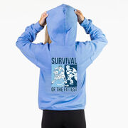 Hockey Hooded Sweatshirt - Survival of the Fittest (Back Design)
