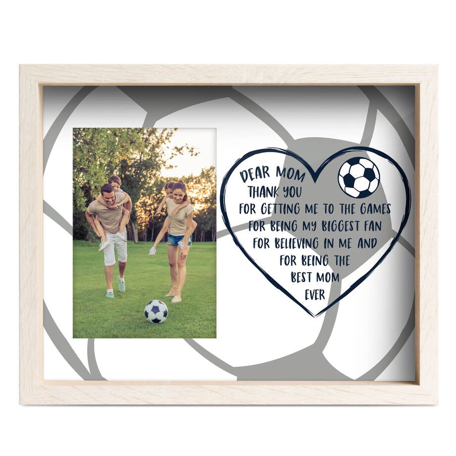 Soccer Premier Frame - Dear Mom Heart