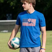 Soccer Short Sleeve T-Shirt - Patriotic Soccer