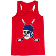  Hockey Flowy Racerback Tank Top - Chill to the Bone