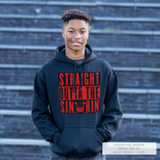 Hockey Hooded Sweatshirt - Straight Outta The Sin Bin