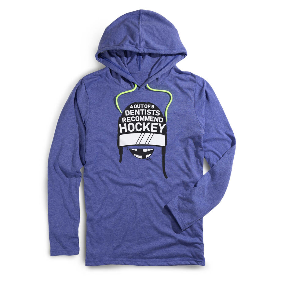 Men's Hockey Lightweight Hoodie - 4 Out of 5 Dentists Recommend Hockey