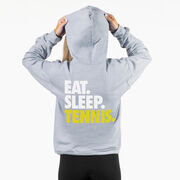 Tennis Hooded Sweatshirt - Eat. Sleep. Tennis. (Back Design)