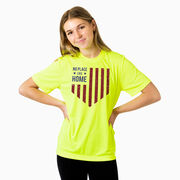 Softball Short Sleeve Performance Tee - No Place Like Home