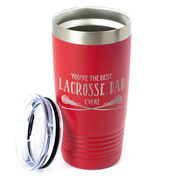 Girls Lacrosse 20oz. Double Insulated Tumbler - You're The Best Dad Ever