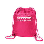 Football Drawstring Backpack - 24-7 Football