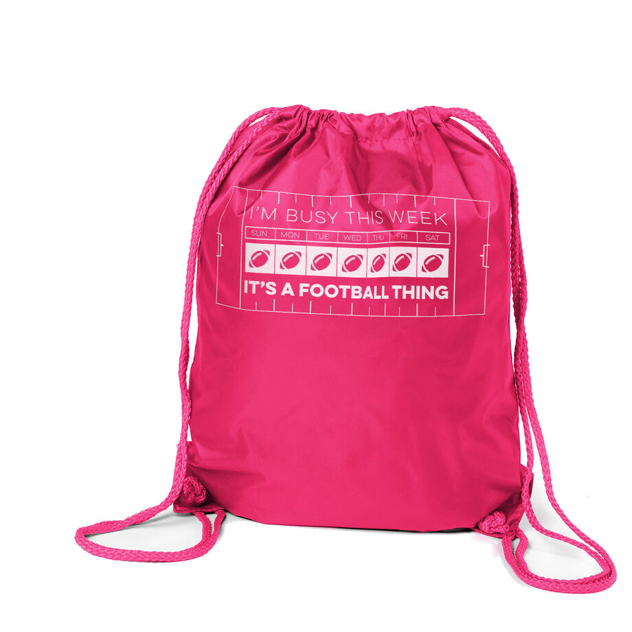 Football Drawstring Backpack - 24-7 Football