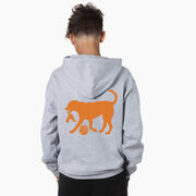 Basketball Hooded Sweatshirt - Basketball Dog (Back Design)