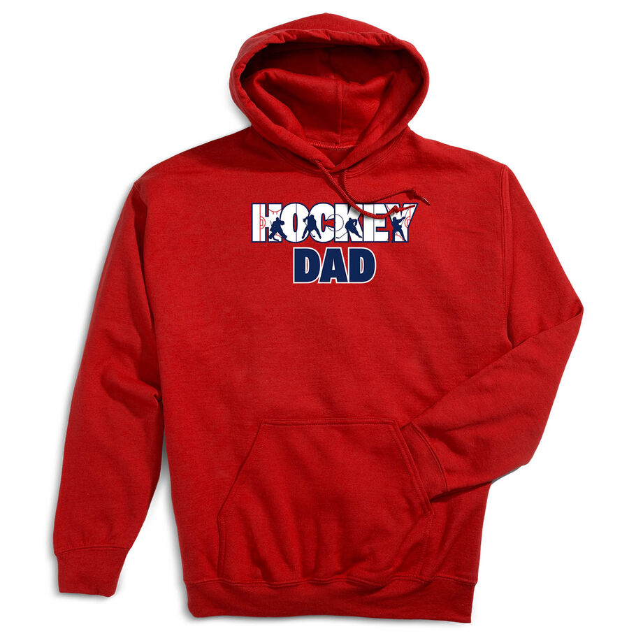 Hockey Hooded Sweatshirt - Hockey Dad Life