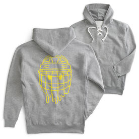 Hockey Sport Lace Sweatshirt - Have a Nice Day Smiley