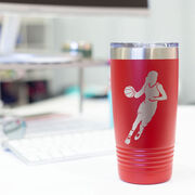 Basketball 20 oz. Double Insulated Tumbler - Girl Player