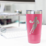 Basketball 20 oz. Double Insulated Tumbler - Girl Player