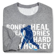 Hockey Crewneck Sweatshirt - Bones Heal Hockey