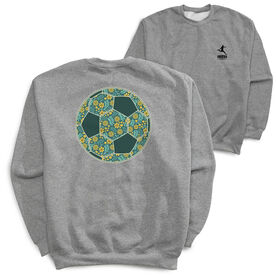 Soccer Crewneck Sweatshirt - Summer Kicks (Back Design)