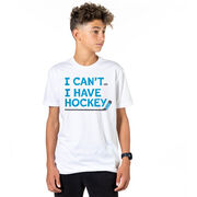  Hockey Short Sleeve T-Shirt - I Can't. I Have Hockey.